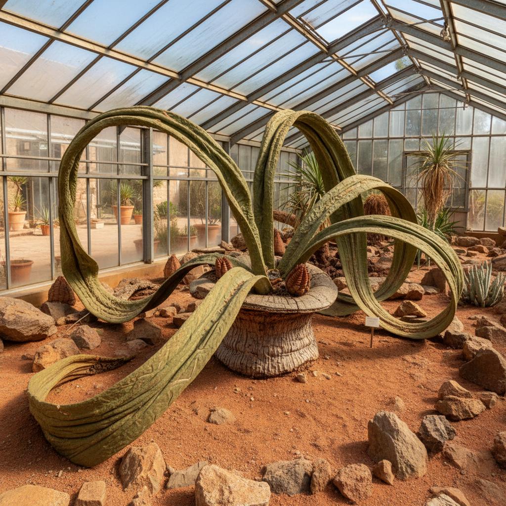 Welwitschie (Welwitschia mirabilis)