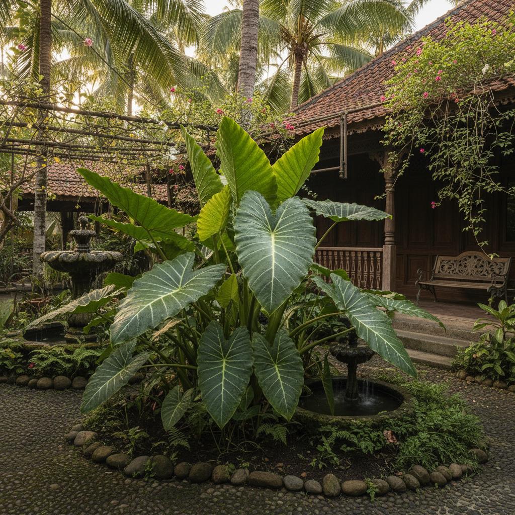 Aronskelchpflanze (Xanthosoma sagittifolium)