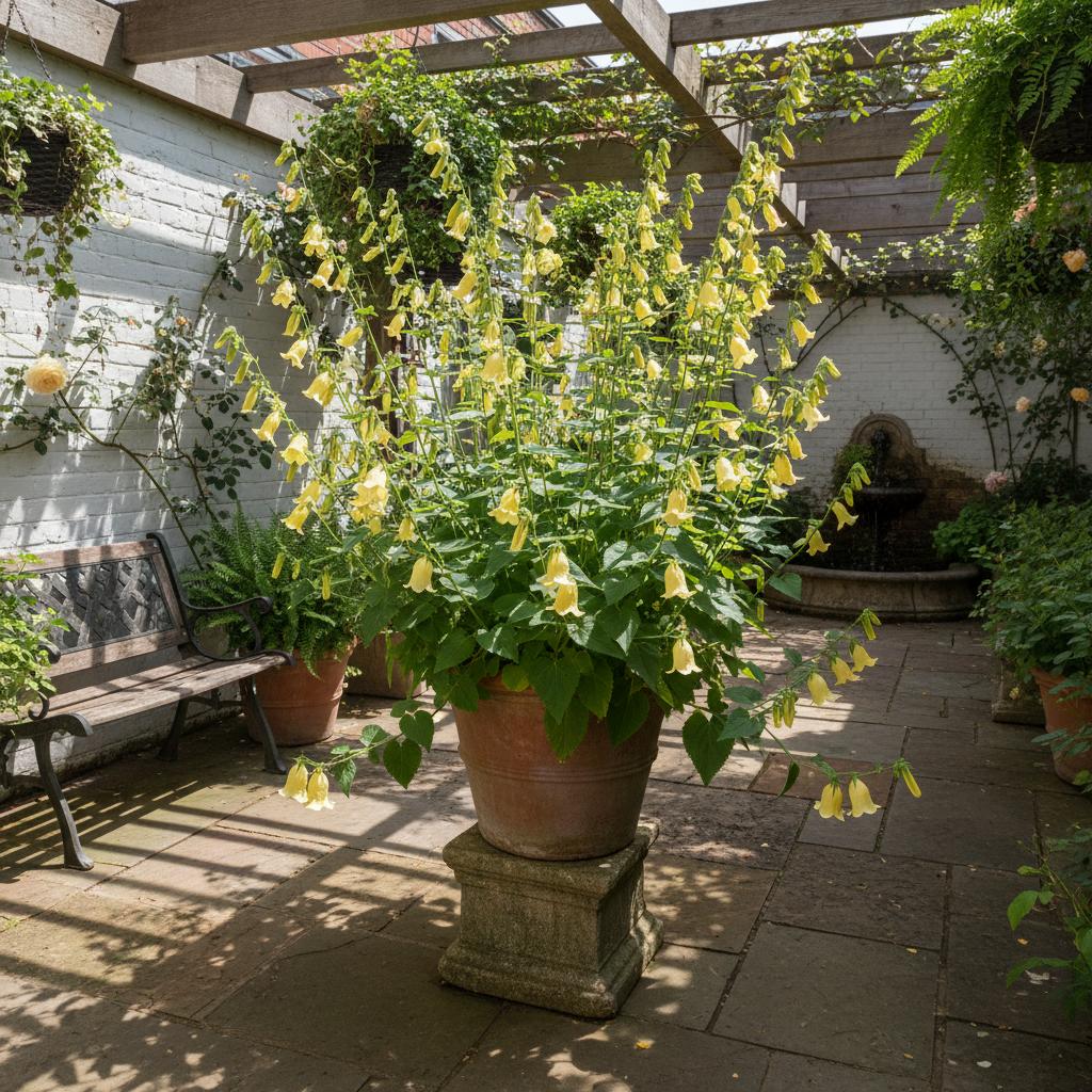 Gelbe Breitblättrige Glockenblume (Campanula latifolia var. lutea)