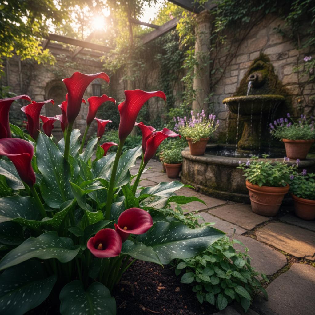 Calla rossa (Zantedeschia rehmannii)