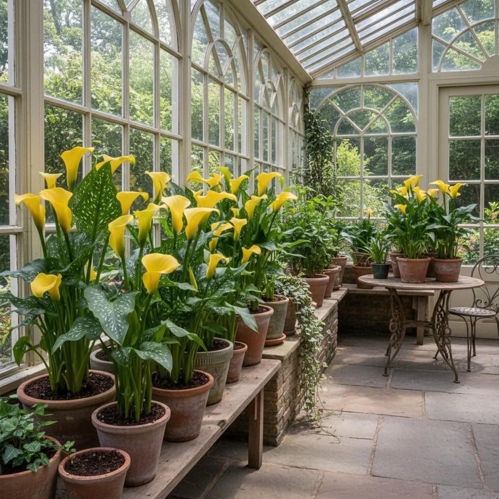 Calla gialla (Zantedeschia elliottiana)