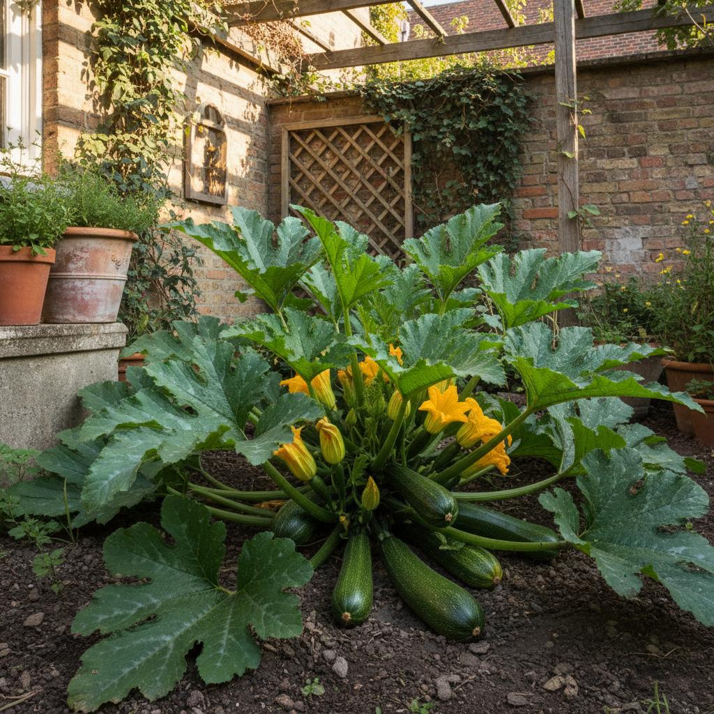 애호박 (Cucurbita pepo var. cylindrica)