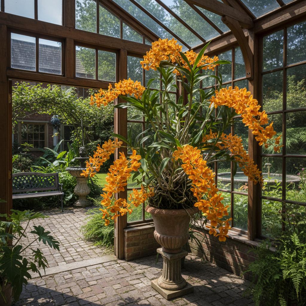 Dendrobium-Orchidee 'Pumpkin Patch' (Dendrobium 'Pumpkin Patch')