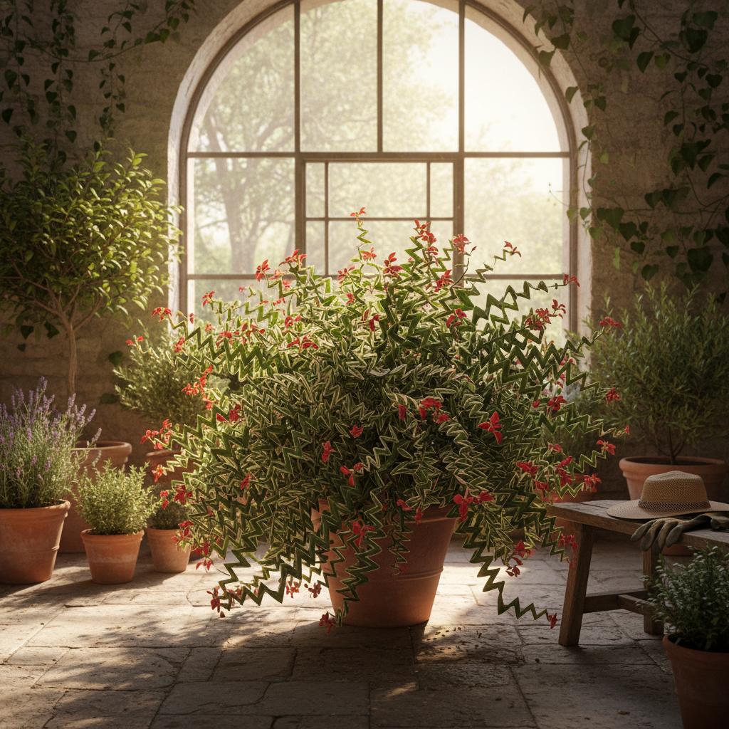 Pianta del Diavolo (Lingua del Diavolo) (Pedilanthus tithymaloides)