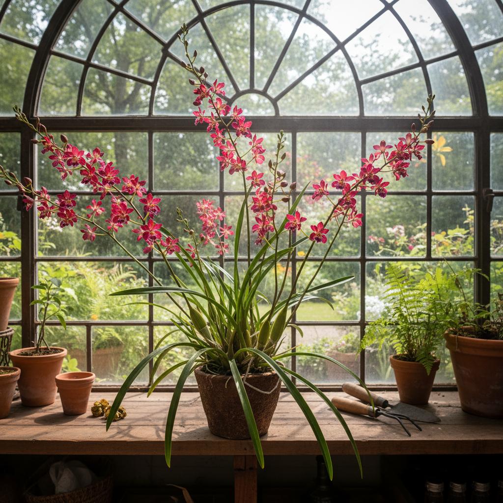 Zimt-Orchidee (Maxillaria tenuifolia)