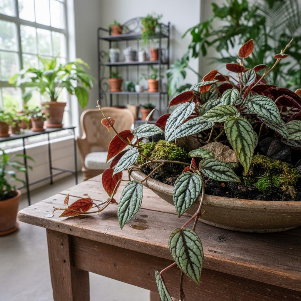 Pellionia rampicante (Pianta Anguria) (Pellionia repens)