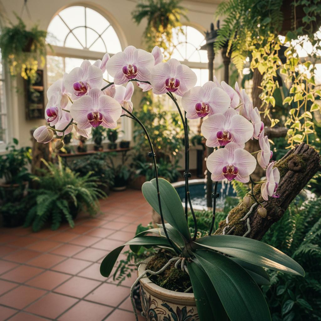 Orquídea mariposa (Phalaenopsis orchid)