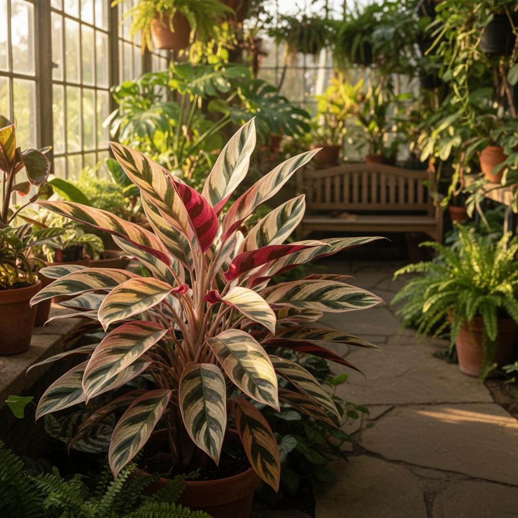 Dreifarbige Stromanthe (Stromanthe sanguinea tricolor)