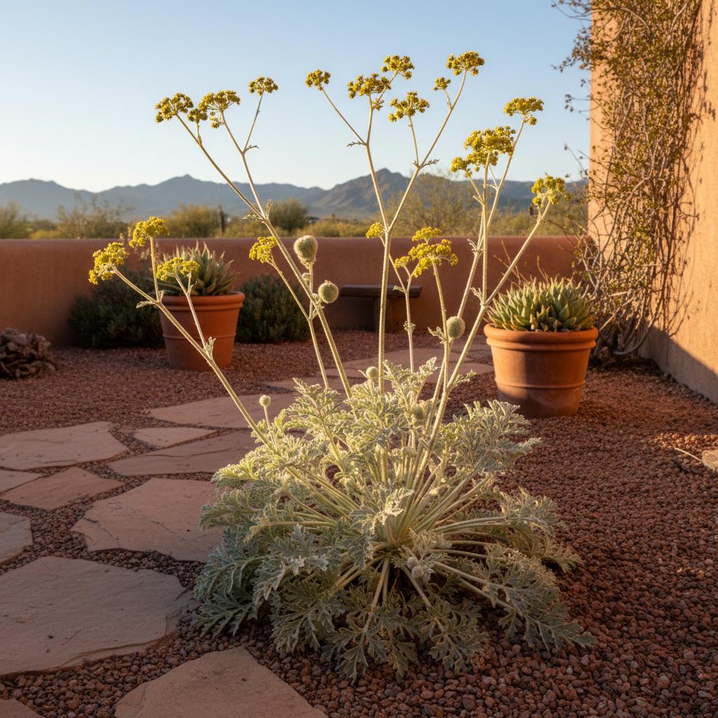 Behaarter Felsenkerbel (Lomatium tomentosum)